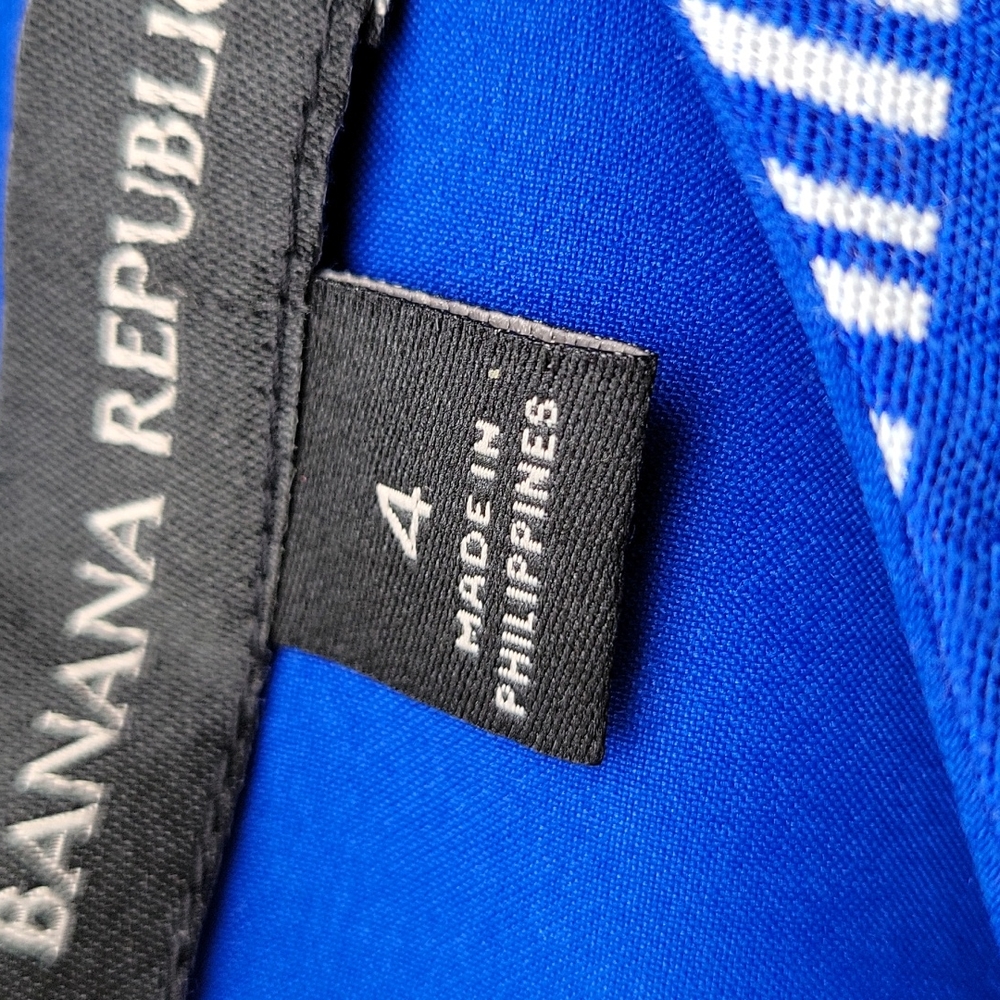 J. CREW  Shift address in Royal blue and white - Picture 3 of 5